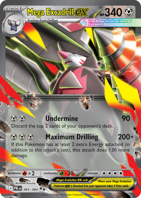 Mega Excadrill EX - 065/084