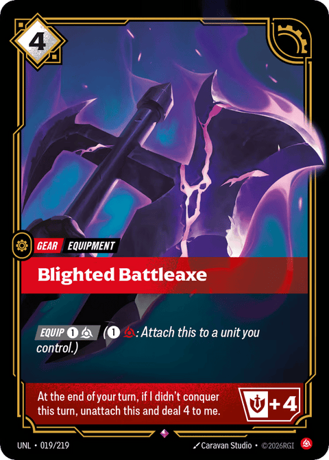 Blighted Battleaxe - 019/219