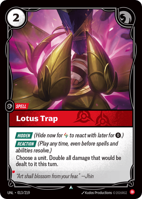 Lotus Trap - 013/219
