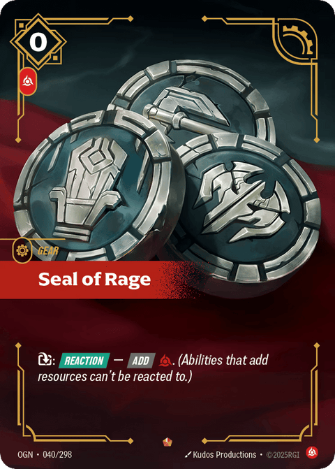 Seal Of Rage - 040/298