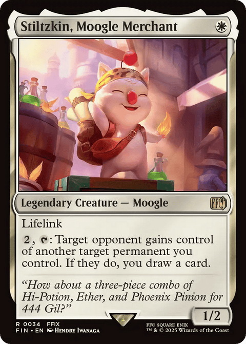 Stiltzkin, Moogle Merchant - 34