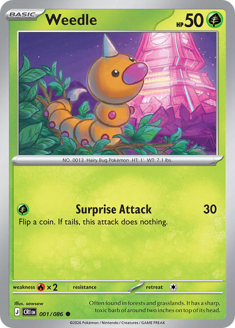 Weedle - 001/086