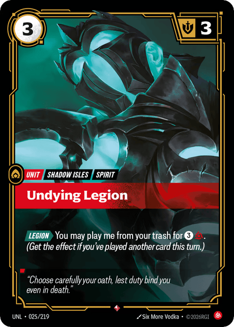Undying Legion - 025/219