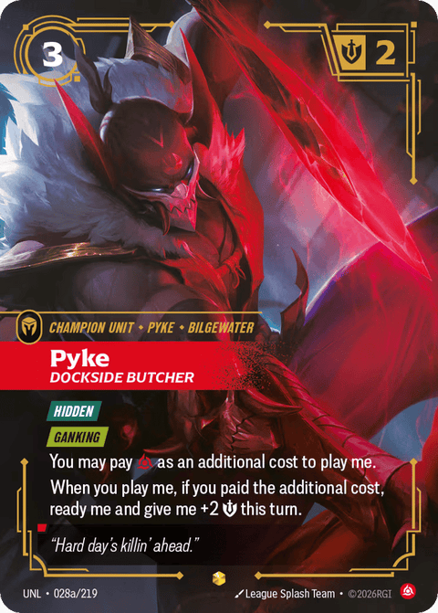Pyke, Dockside Butcher - 028/219