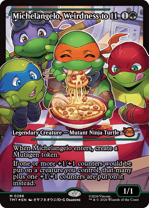 Michelangelo, Weirdness to 11 - 288