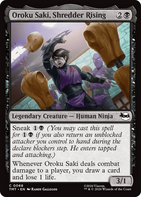 Oroku Saki, Shredder Rising - 68