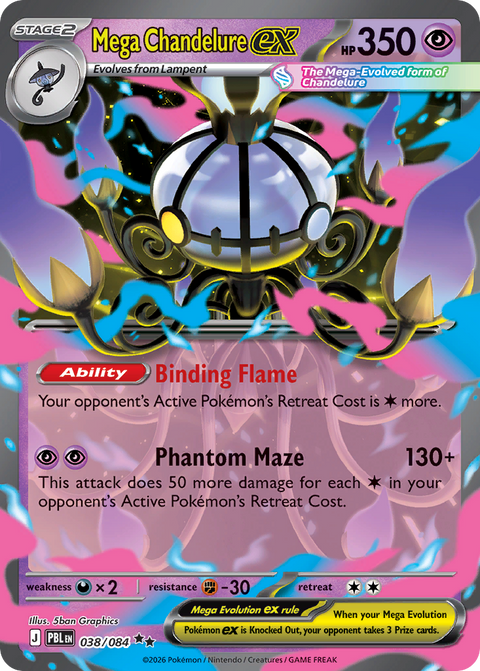 Mega Chandelure EX - 038/084