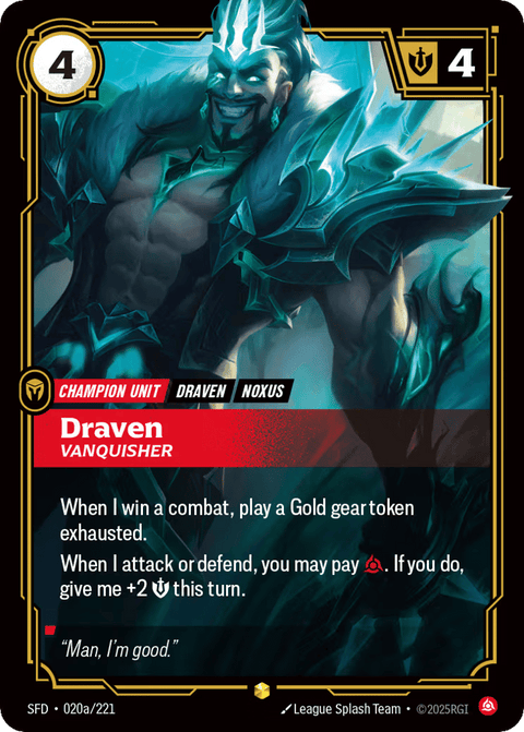 Draven, Vanquisher - 020a/221