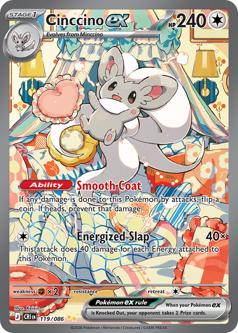 Cinccino EX - 119/086