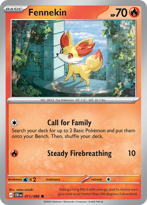 Fennekin - 011/086