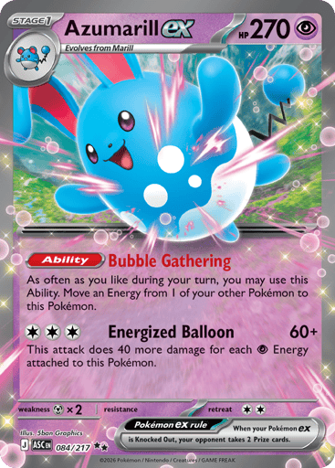 Azumarill EX - 084/217