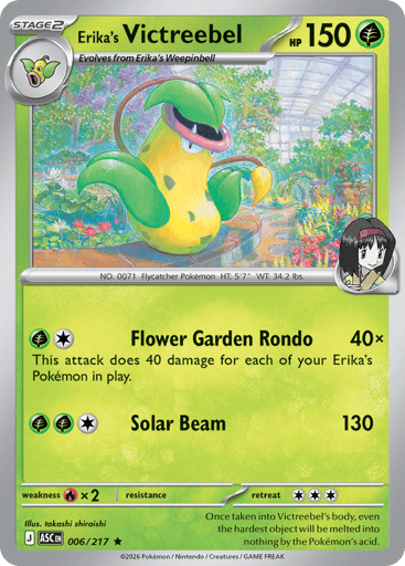 Erika's Victreebel - 006/217