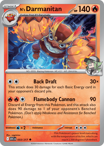 N's Darmanitan - 033/217