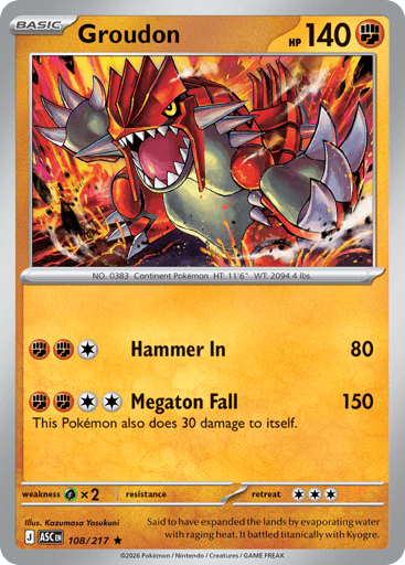 Groudon - 108/217