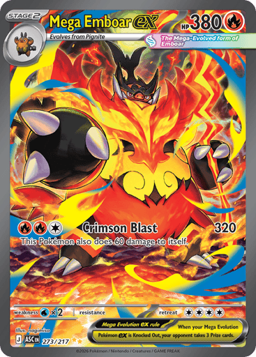 Mega Emboar EX - 273/217