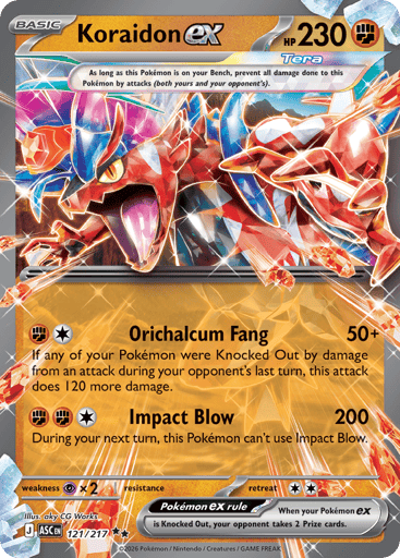 Koraidon EX - 121/217