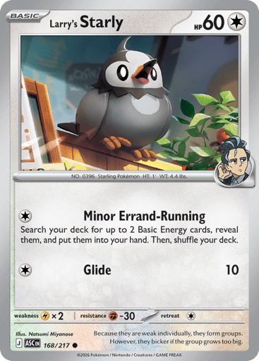 Larry's Starly - 168/217