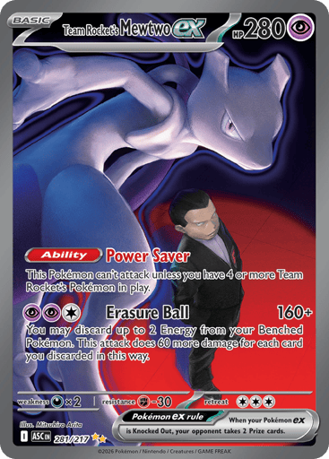 Team Rocket's Mewtwo EX - 281/217