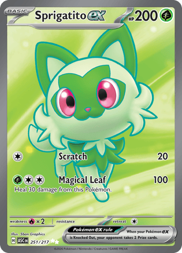 Sprigatito EX - 251/217