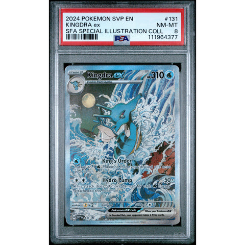 2024 POKEMON SCARLET VIOLET PROMO KINGDRA EX SVP131 PSA 8