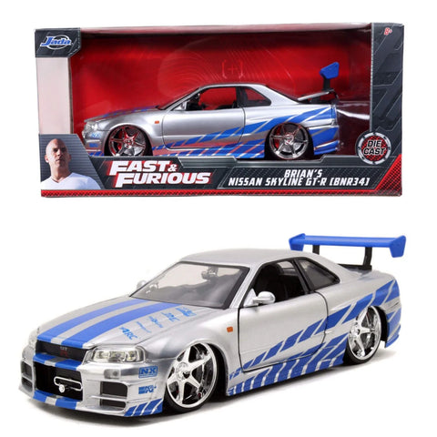Jada: Fast & Furious - Brian's 2 Fast 2 Furious Nissan Skyline GT-R (BNR34)
