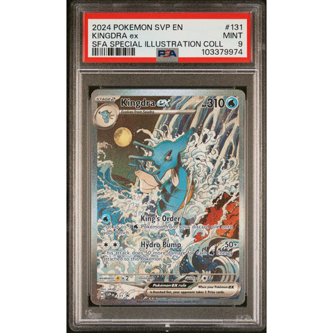 2024 POKEMON SCARLET VIOLET PROMO KINGDRA EX SVP131 PSA 9