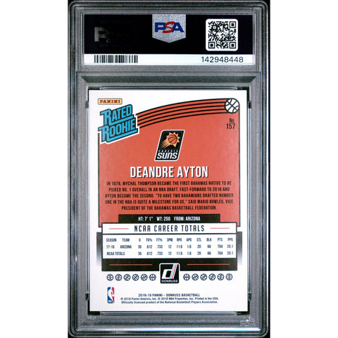 2018 PANINI PANINI DONRUSS DEANDRE AYTON PRESS PROOF SILVER 157 PSA 10