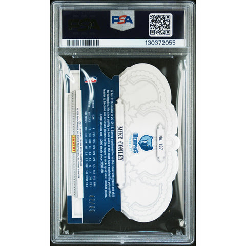 2017 PANINI PANINI CROWN ROYALE MIKE CONLEY CRYSTAL 137 PSA 9