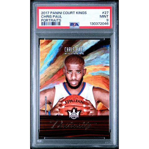 2017 PANINI PANINI COURT KINGS PORTRAITS CHRIS PAUL 27 PSA 9