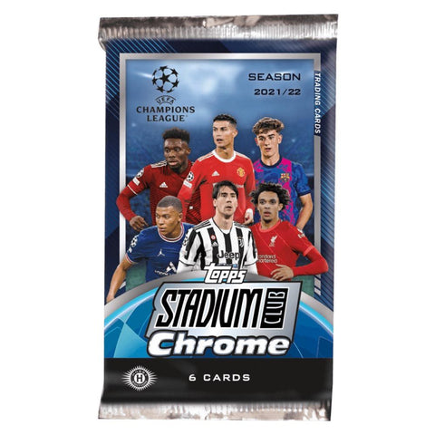 Topps Chrome Stadium Club 2021/22 UEFA Champions League Booster Pack