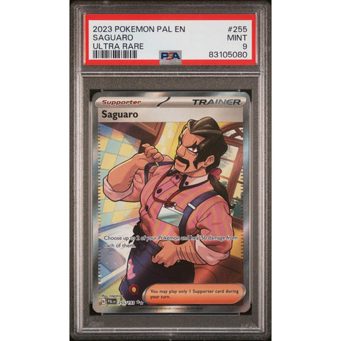 2023 POKEMON PALDEA EVOLVED SAGUARO 255/193 PSA 9