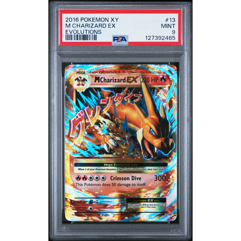 2016 POKEMON EVOLUTIONS M CHARIZARD 13/108 PSA 9