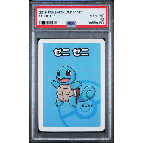 2019 POKEMON JPN OLD MAID SQUIRTLE PSA 10