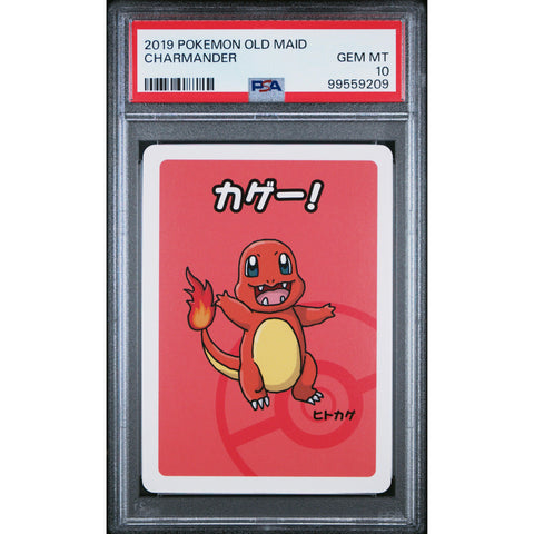 2019 POKEMON JPN OLD MAID CHARMANDER PSA 10