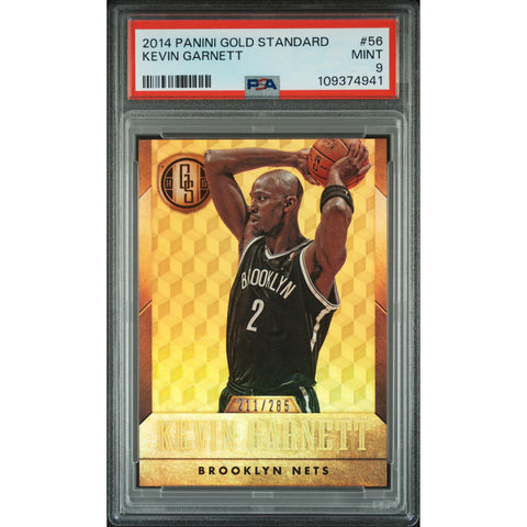 2014 PANINI GOLD STANDARD KEVIN GARNETT 56 PSA 9