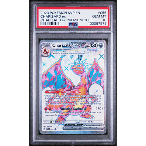 2027 POKEMON SCARLET VIOLET PROMO CHARIZARD EX SVP056 PSA 10
