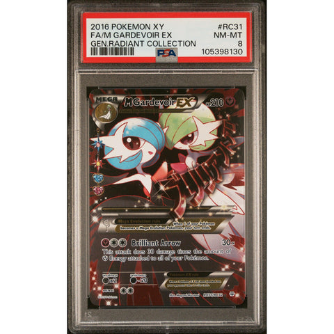 2016 POKEMON GENERATIONS GARDEVOIR RADIANT COLLECTION RC31/RC32 PSA 8