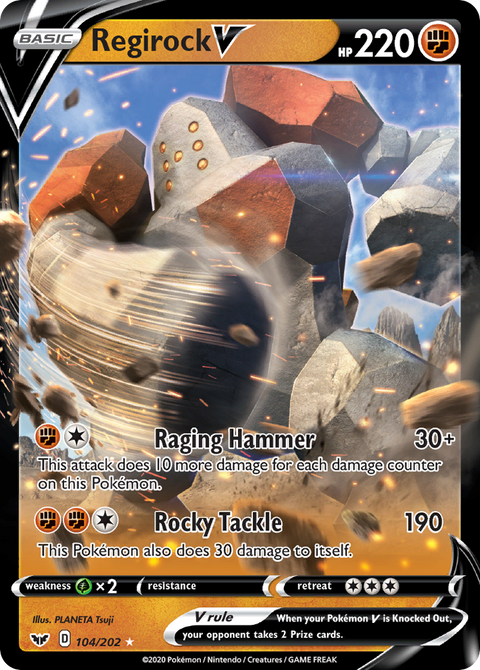 Regirock V - 104/202