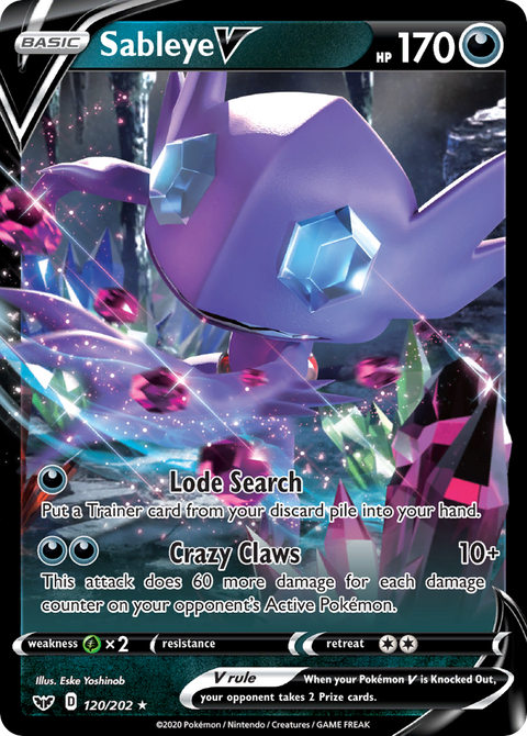 Sableye V - 120/202