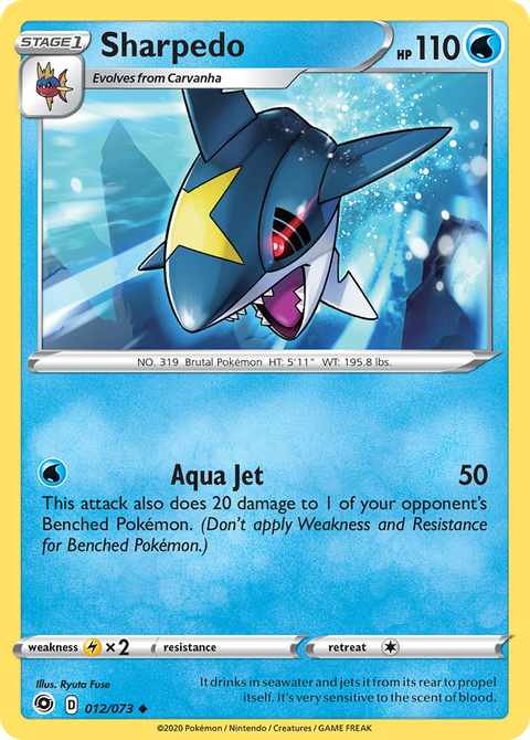 Sharpedo  - 012/073