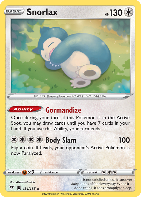 Snorlax - 131/185