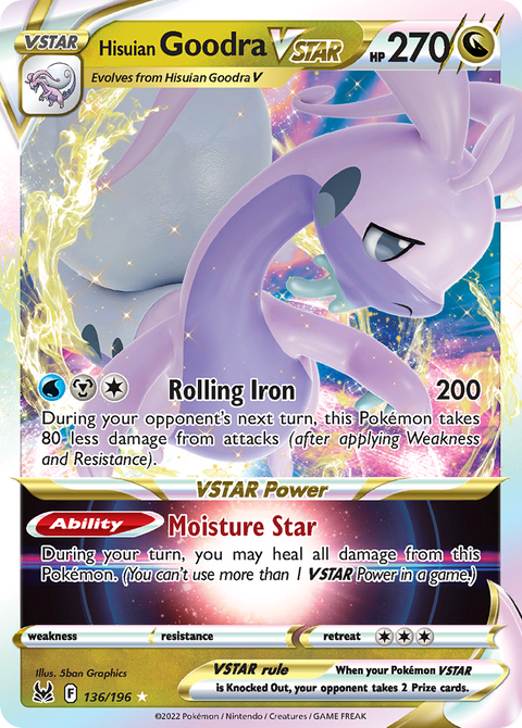 Hisuian Goodra VSTAR - 136/196