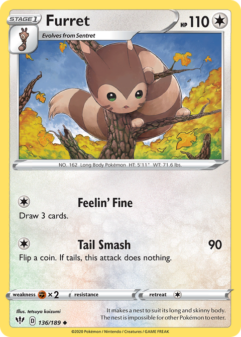 Furret - 136/189