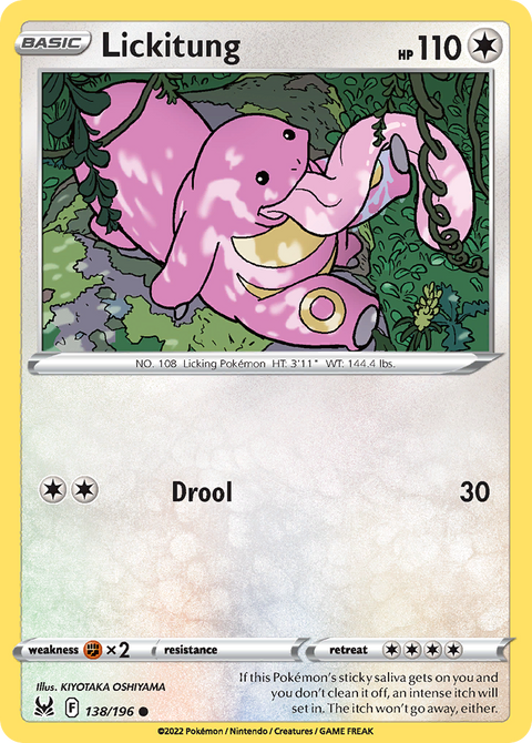 Lickitung - 138/196