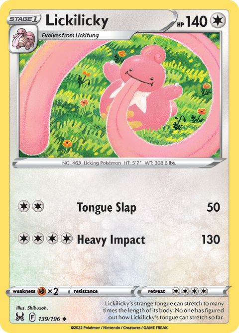 Lickilicky - 139/196
