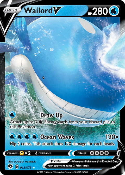 Wailord V  - 013/073