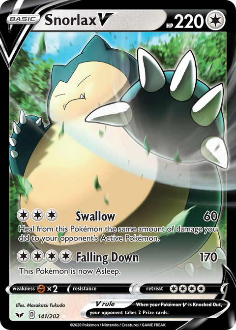 Snorlax V - 141/202