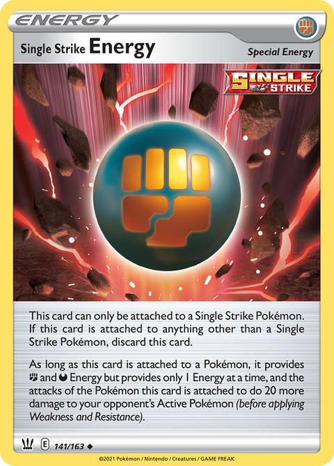Single Strike Energy - 141/163