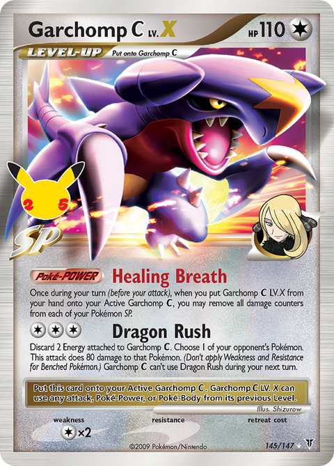 Garchomp C LV.X - 145/147 (Celebrations)