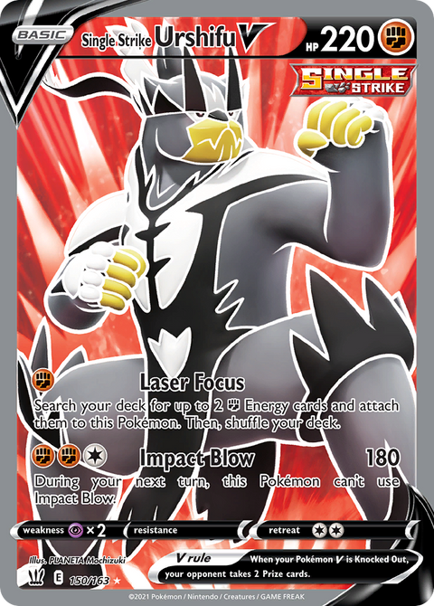 Single Strike Urshifu V (Full Art) - 150/163
